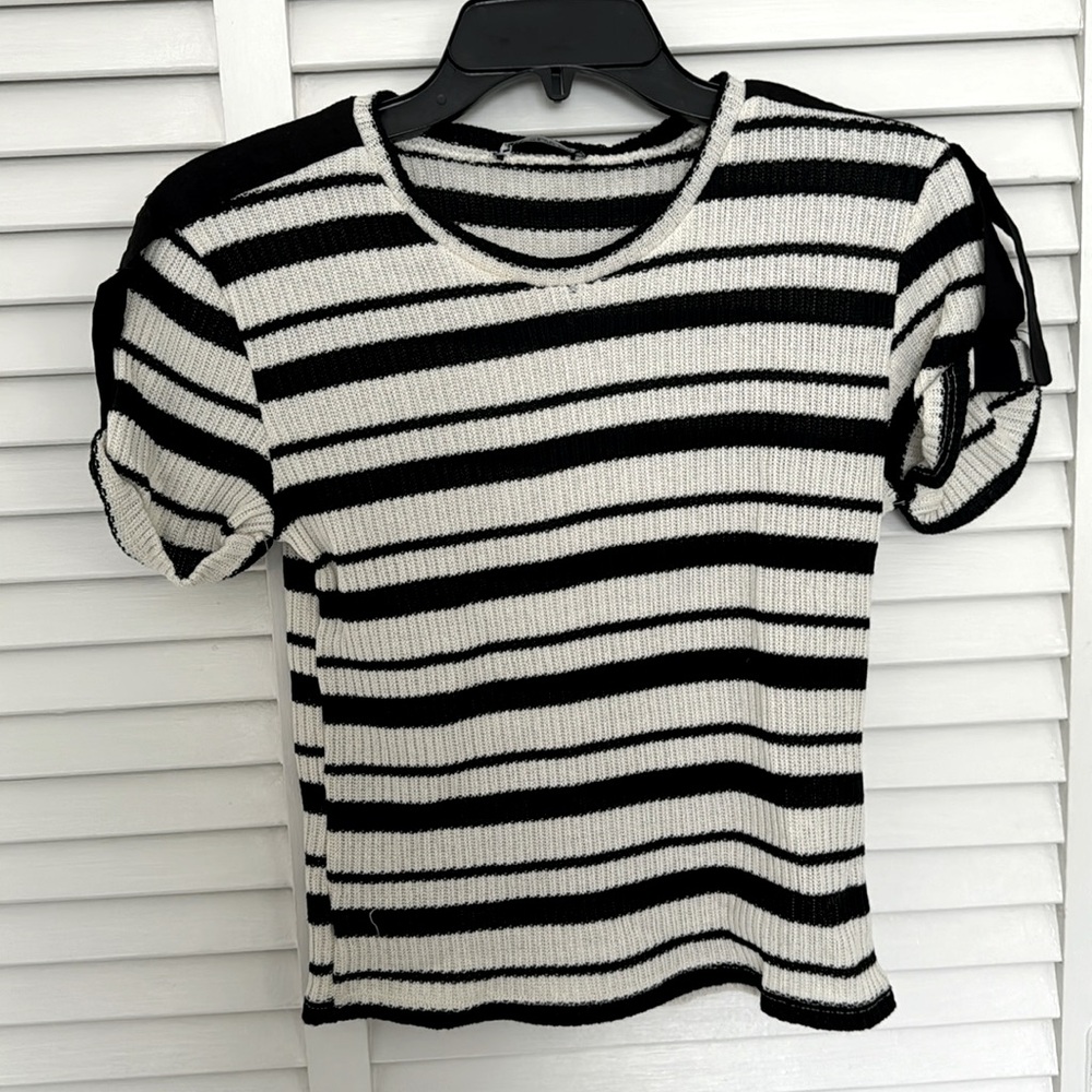 Zara Striped Blouse Small NWT